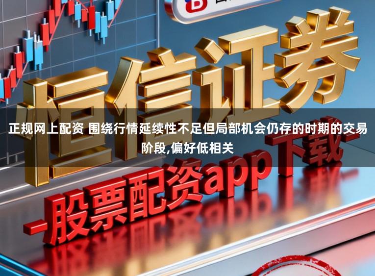 正规网上配资 围绕行情延续性不足但局部机会仍存的时期的交易阶段,偏好低相关