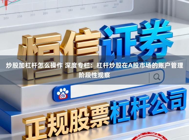 炒股加杠杆怎么操作 深度专栏：杠杆炒股在A股市场的账户管理阶段性观察